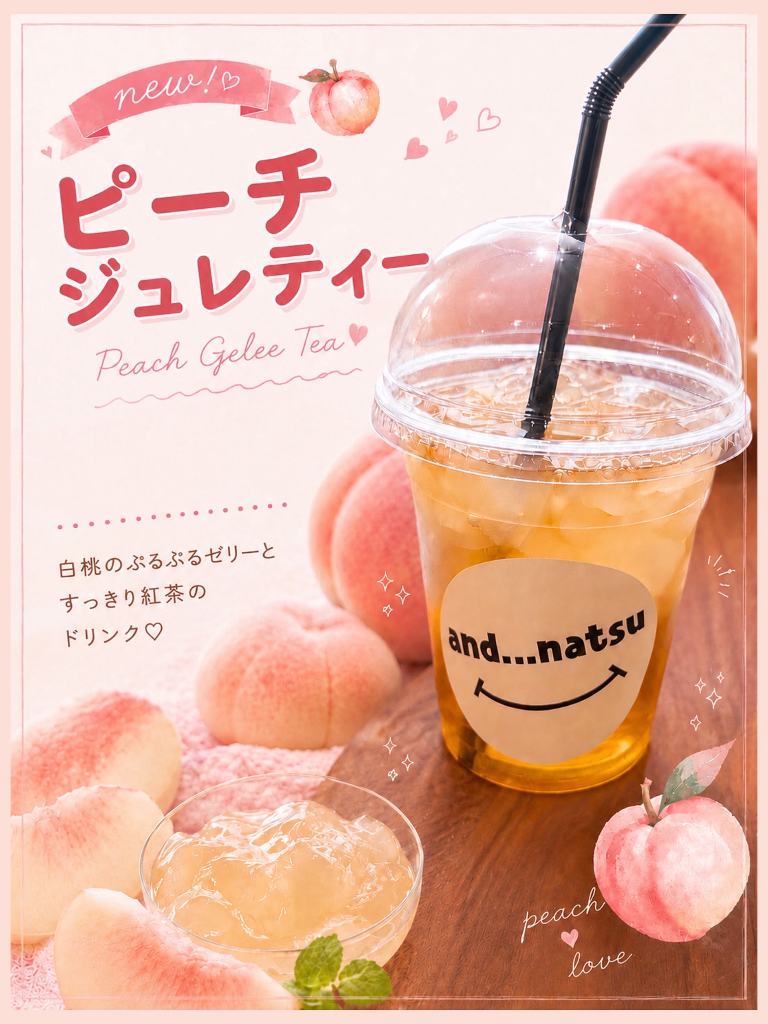 &NATSU ピーチジュレティー