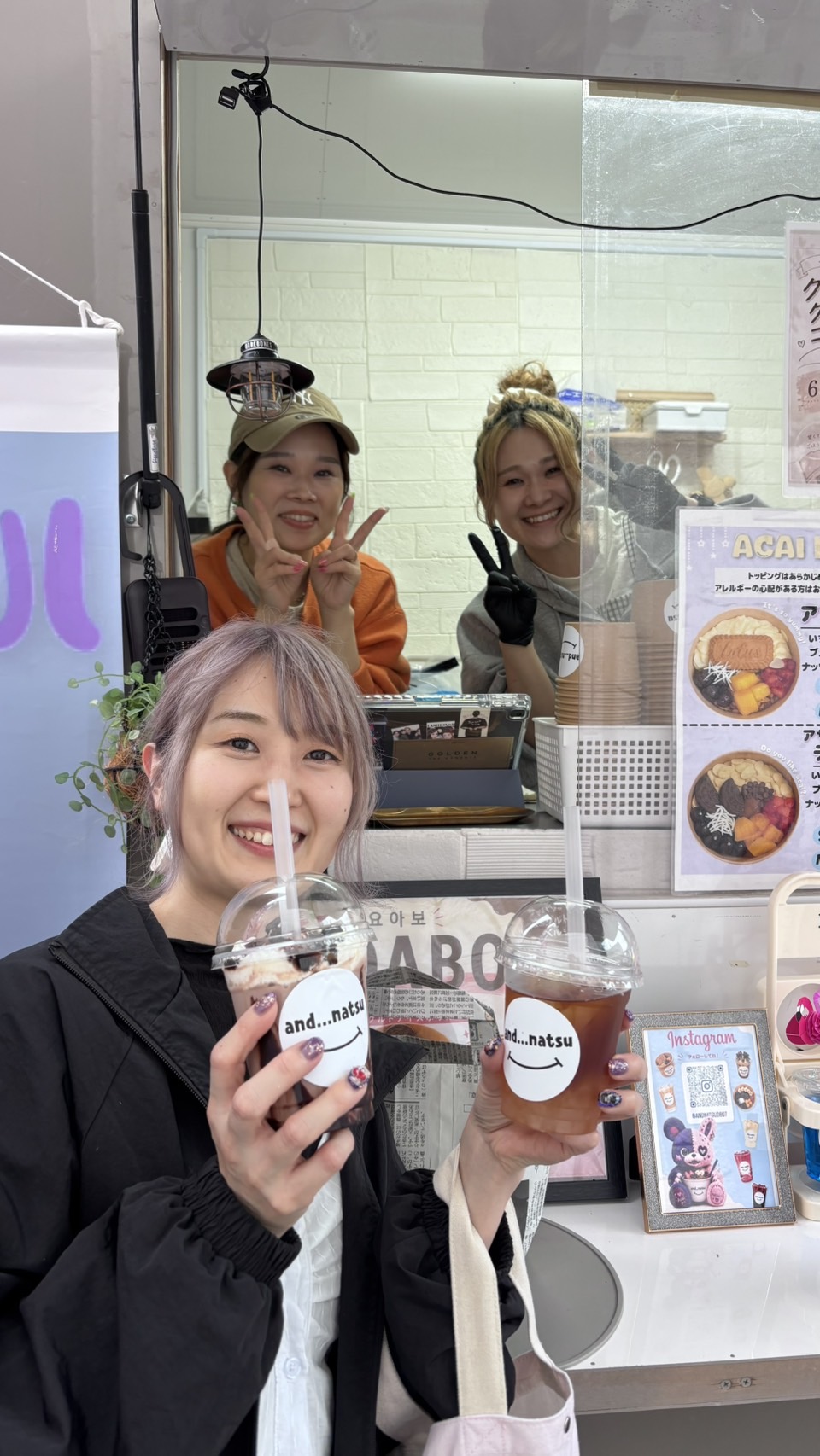 &NATSUの出店時の写真